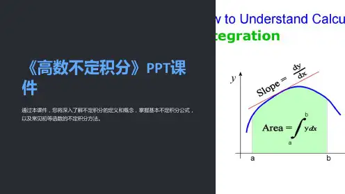 《高数不定积分》课件