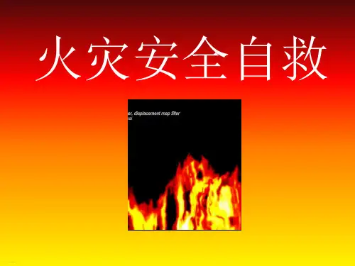 火灾安全自救培训课件(PPT31页)