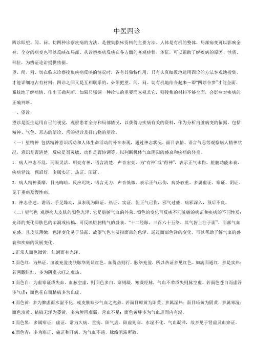 中医四诊