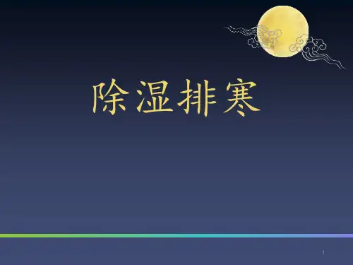 除湿排寒幻灯片课件