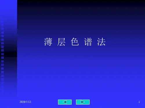 《薄层色谱法》PPT课件