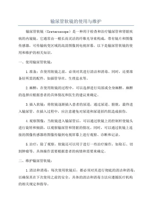 输尿管软镜的使用与维护
