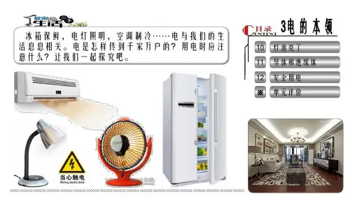 青岛版科学《灯泡亮了》课件