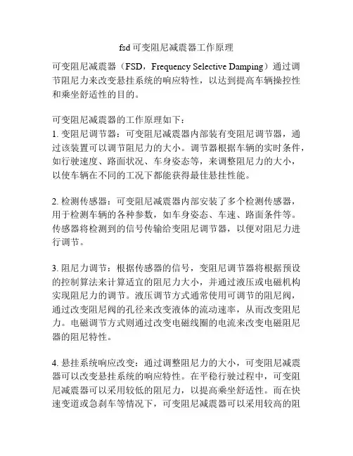fsd可变阻尼减震器工作原理