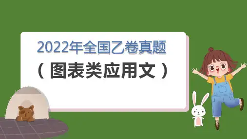 高考英语作文复习专项：图表类应用文 2022