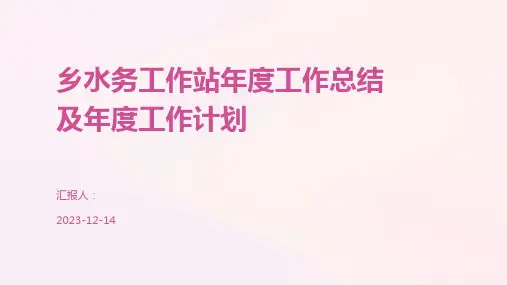 乡水务工作站年度工作总结及年度工作计划