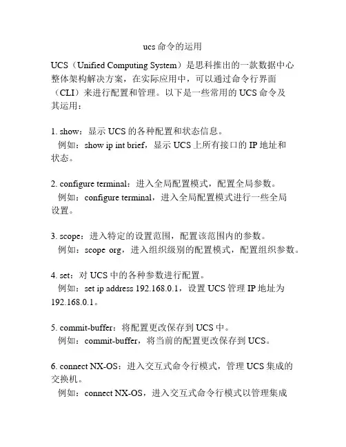 ucs命令的运用