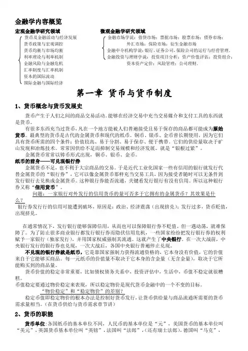 (完整版)货币银行学 课件