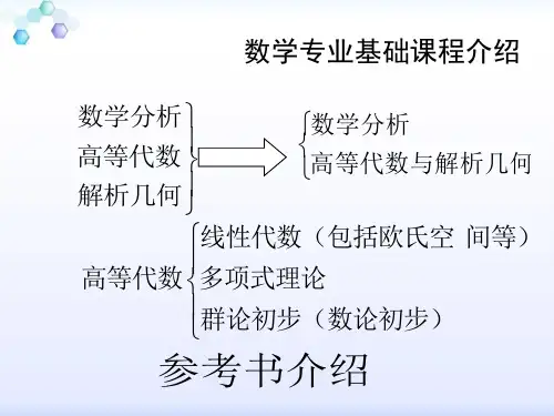 高等代数与解析几何课件