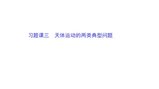 新教材2021-2022版高中物理鲁科版必修2课件：习题课三 天体运动的两类典型问题