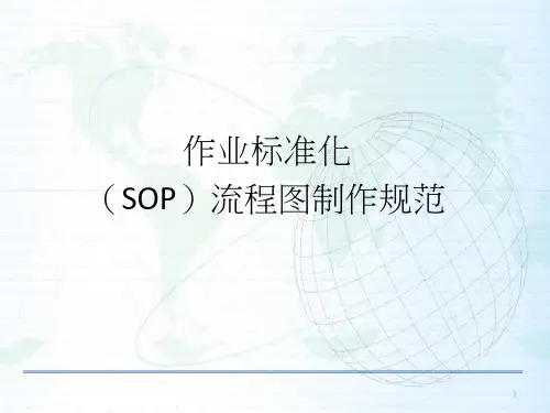 作业标准化SOP流程图制作规范教材PPT模版