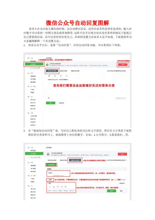微信公众号自动回复图解