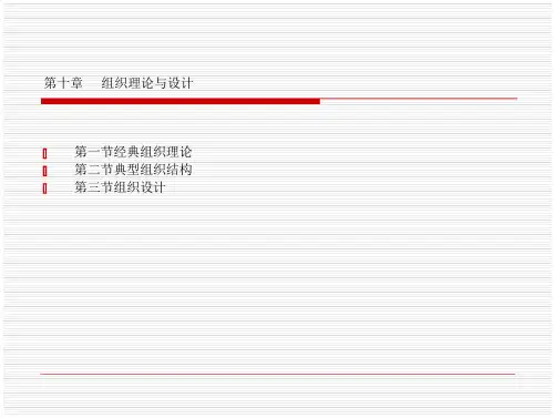 第10章组织理论 与设计-人力资源-