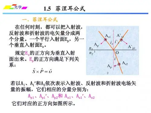 1.5 菲涅耳公式
