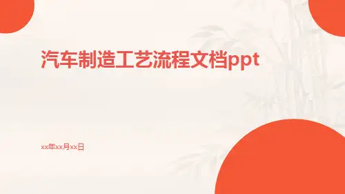 汽车制造工艺流程文档ppt