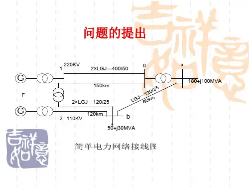 第三章简单电力系统的潮流计算