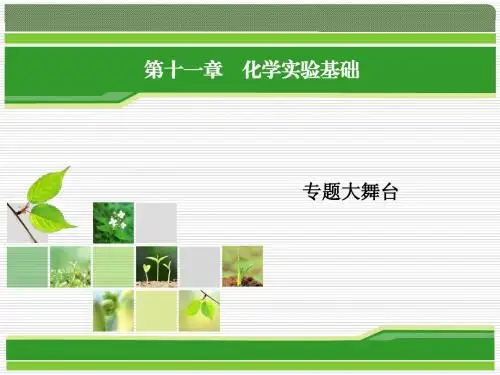 2014年高考一轮化学(人教版)：专题大舞台11