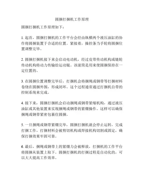 圆捆打捆机工作原理