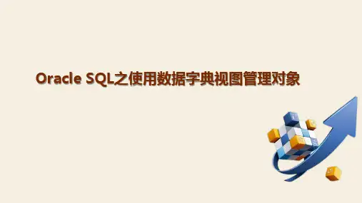 Oracle SQL之使用数据字典视图管理对象