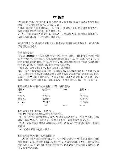 PV操作