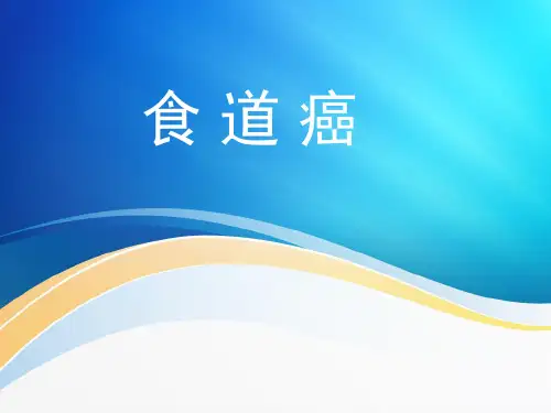食管癌 PPT课件
