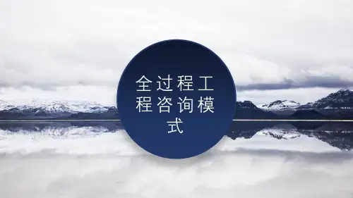 5.3全过程工程咨询模式
