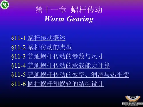 第11章蜗杆传动