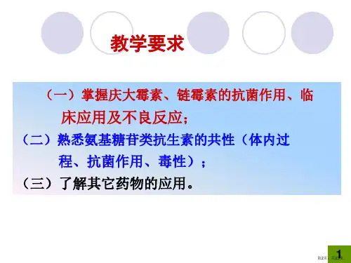 氨基糖苷类抗生素课件2
