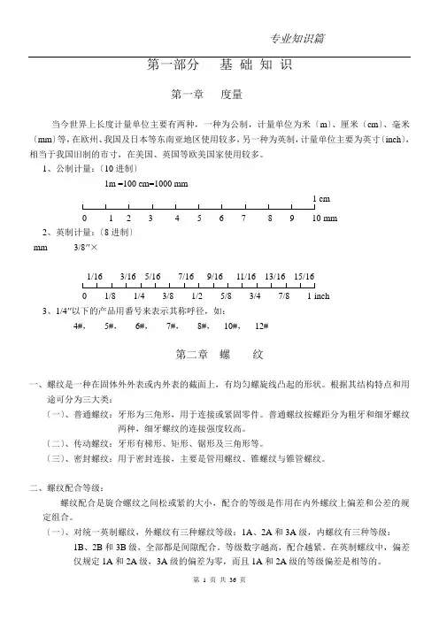 螺丝基础知识培训