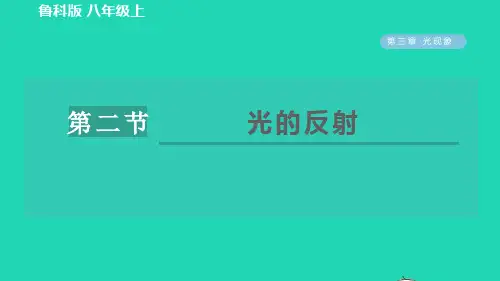 八年级物理上册第三章光现象3、2光的反射习题课件鲁科版五四制