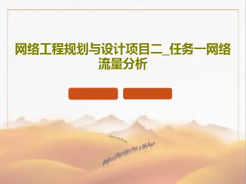 网络工程规划与设计项目二_任务一网络流量分析PPT共30页