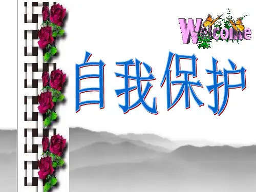 “自我保护”主题班会课件