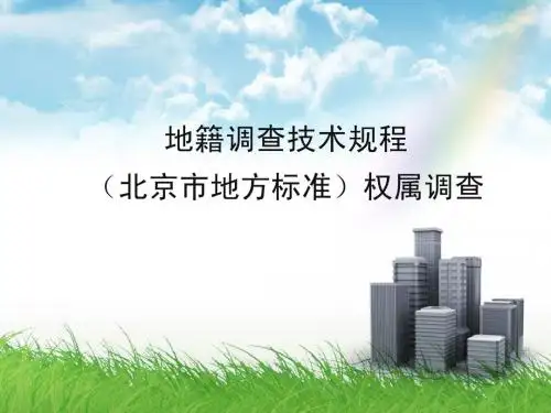 权属调查规程(北京地标)