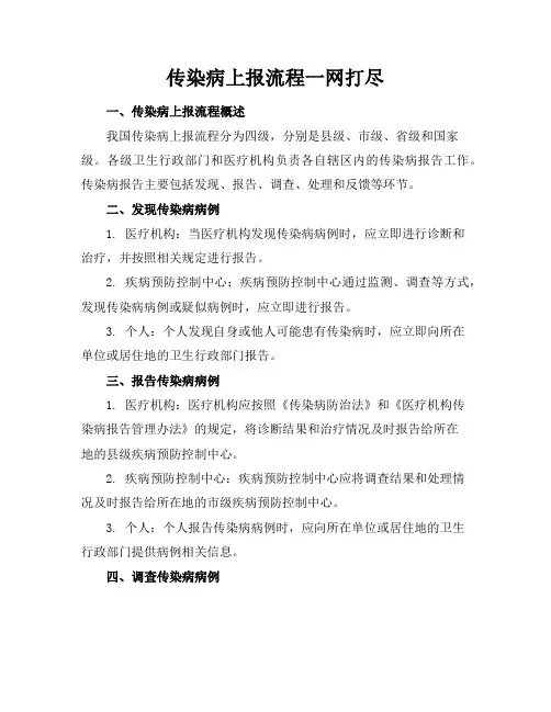 传染病上报流程一网打尽