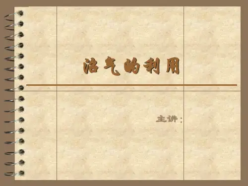 沼气的利用