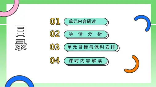 Unit6(单元解读课件)七年级英语上册(人教版)