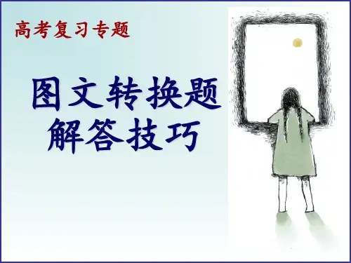 图文转换题解答技巧