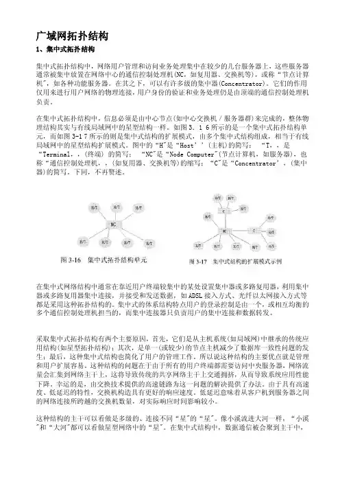 广域网拓扑结构[精华]