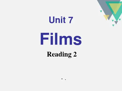 《Films》ReadingPPT课件