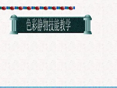色彩静物写生 ppt课件