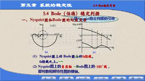 Bode 稳定性判定PPT课件
