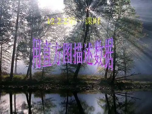 初二数学八年级数学 用直方图描述数据 PPT课件