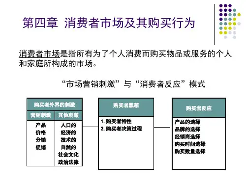市场营销4章消费者购买行为课件