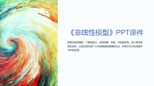 《非线性模型》课件