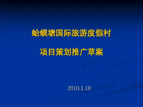 国际旅游度假村项目策划推广草案