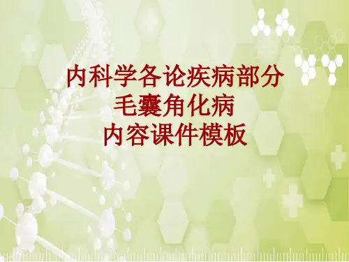 内科学_各论_疾病：毛囊角化病_课件模板