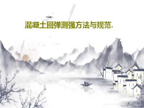 混凝土回弹测强方法与规范.44页PPT