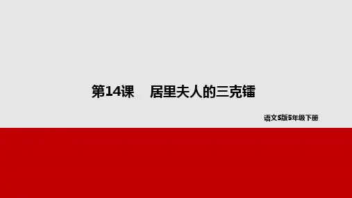 五年级下册语文课件-14居里夫人的三克镭 语文S版(共28张PPT)