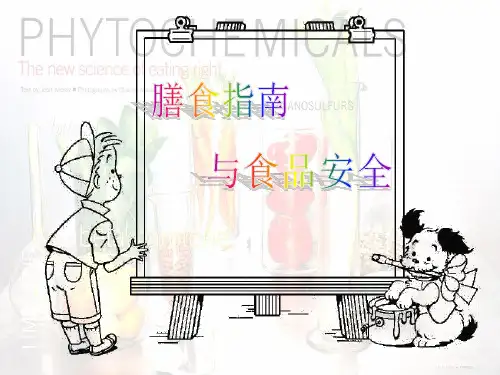 最新生物：9.3《膳食指南与食品安全》课件(苏教版七年级下)