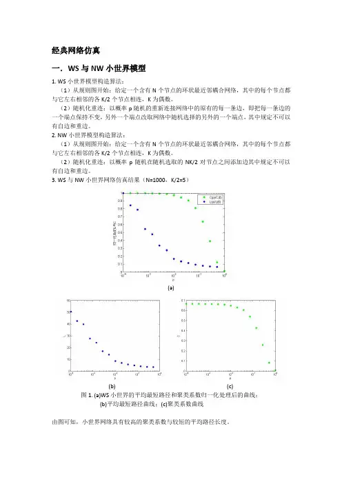 经典网络仿真